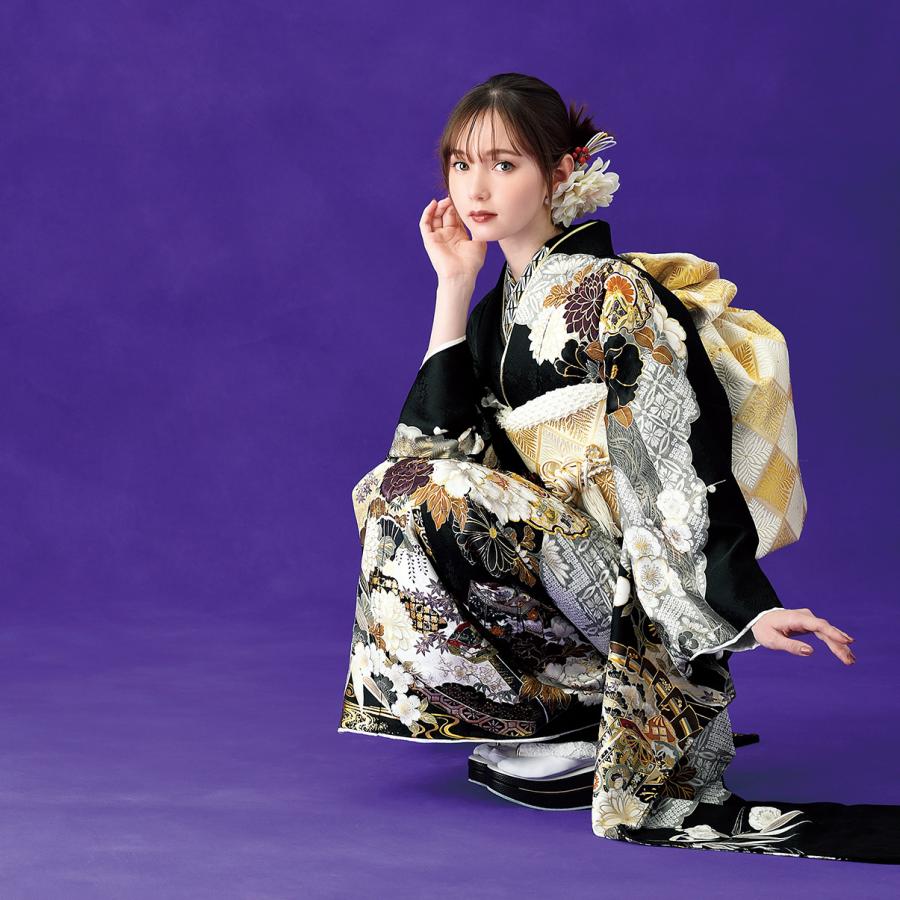 新作】お誂え付き振袖フルセット/No1162/ひいな/振袖/購入/ブランド