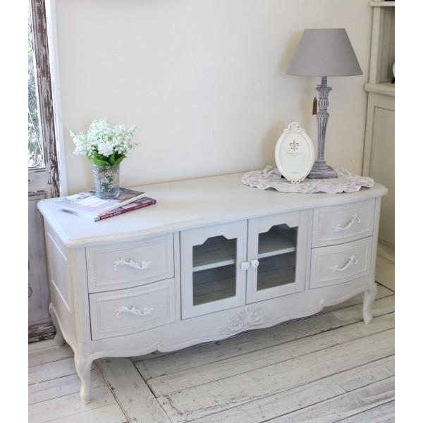 テレビボード テレビ台 120cm 猫脚 洋風 ヨーロピアン 白家具
