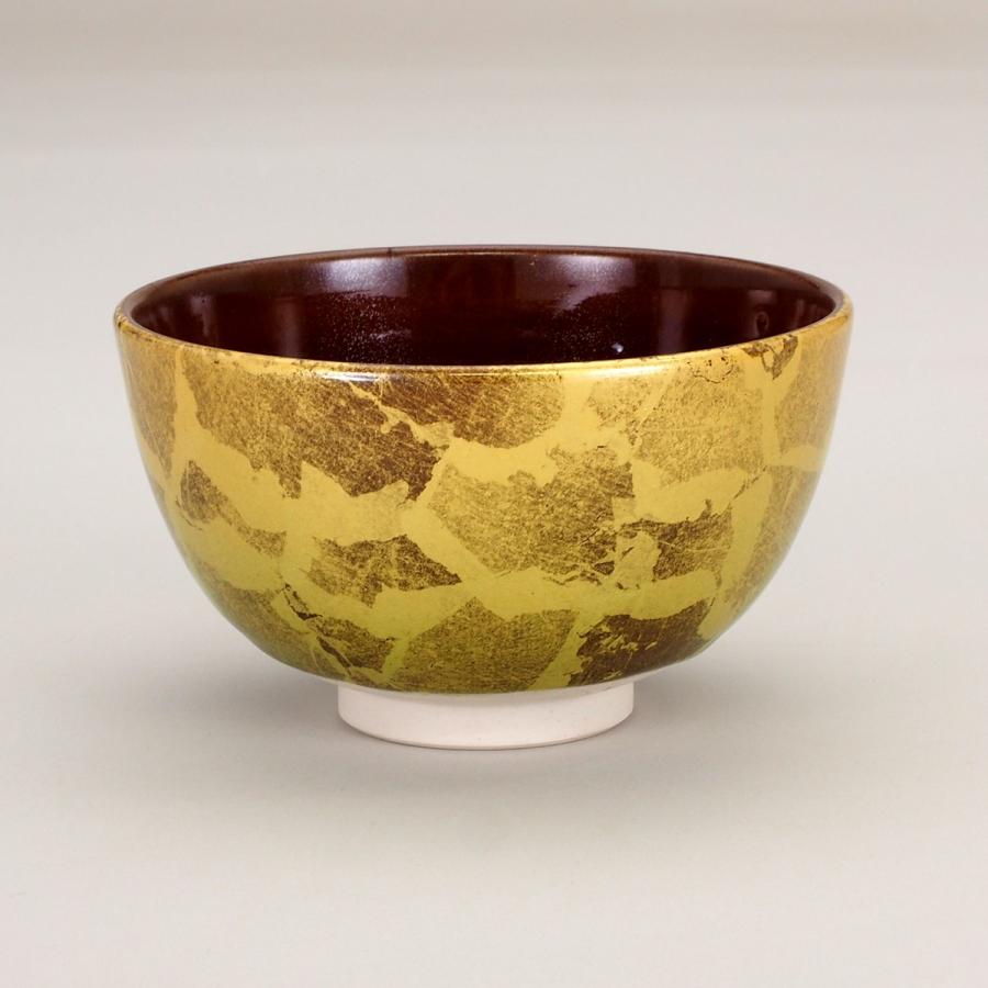 九谷焼 吉田美統 茶碗 切箔釉裏金彩 : 九谷焼 STYLeNCE スタイレンス