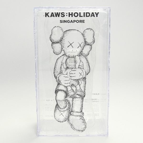 KAWS カウズ HOLIDAY SINGAPORE Figure フィギュア 茶 Size 【フリー