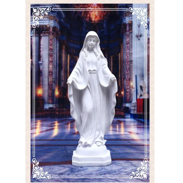 樹脂製の置物彫刻卓上装飾結婚式の聖母マリア像 : STKショップ - 通販