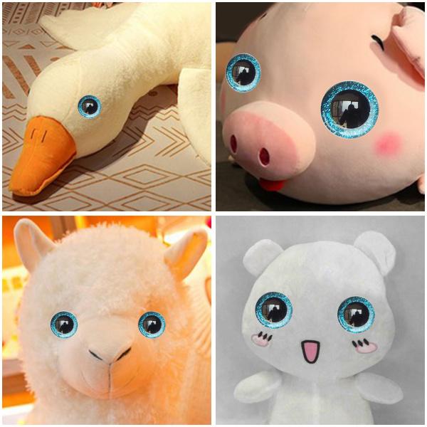 100個の16mm人形の目ぬいぐるみの動物の人形を作るための安全の目