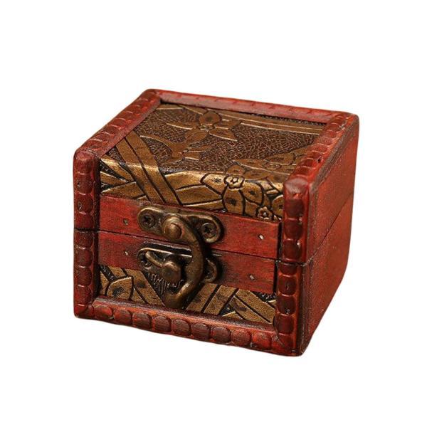 ヴィンテージ木製ジュエリーボックスオーガナイザー収納ケース