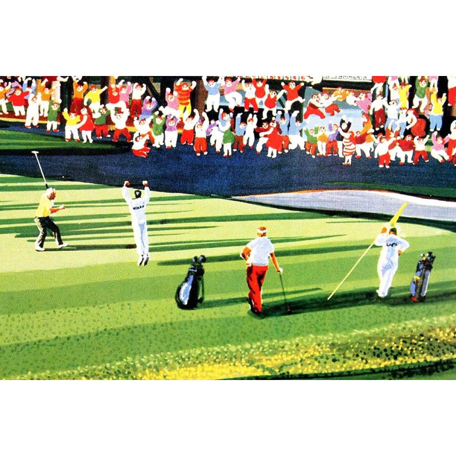 新品 ヒロ・ヤマガタ マスターズ ヒロヤマガタ アートポスター ゴルフ