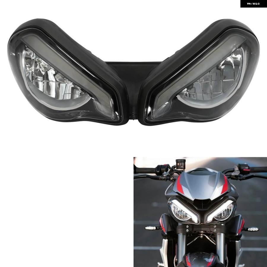 並行輸入品 フロントLED ヘッドライト ランプ トライアンフ ストリート
