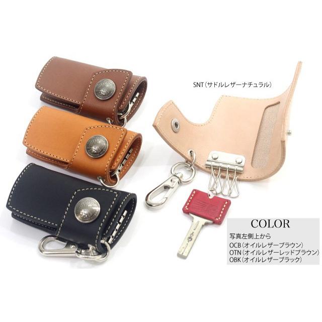 REDMOON（レッドムーン） キーケース 全4色 男女兼用 牛革 コンチョ S