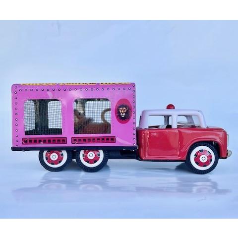 ブリキ製トラックfriction powered CIRCUS ANIMAL TRUCK 1070's 昭和