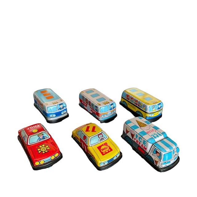 ブリキカー6台セット 日本製 ミニカーセット 昭和レトロ : Toys雑貨