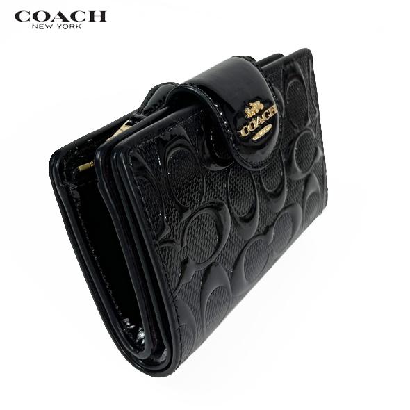 COACH（コーチ） レディース 財布 二つ折り財布 ミディアム ジップ
