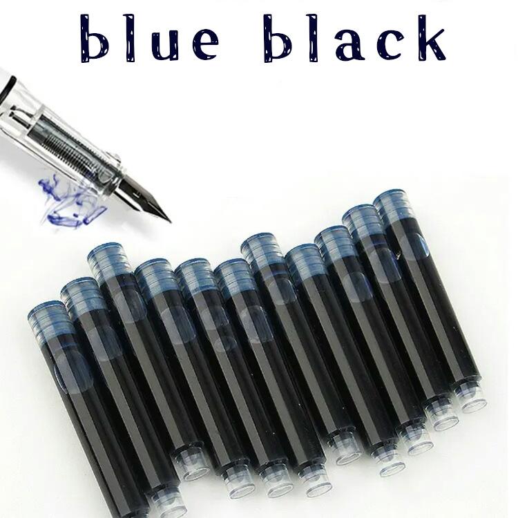 インクカートリッジ 5個セット 内径3.4mm 外径5.0mm 黒 青黒 赤