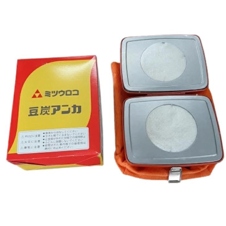 豆炭あんか ミツウロコ アンカ 昔ながらの暖房器具 省エネ 小型 : 炭