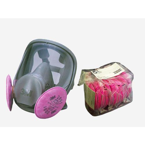 3M 取替え式防じんマスク (全面体) 6000F/2091-RL3＆No.2091ろ過材 6組