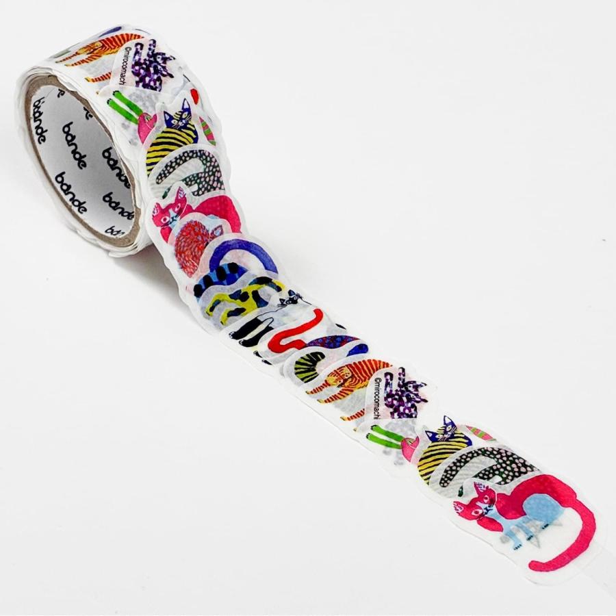 ミロコマチコ bande 1枚ずつめくれるダイカットマスキングテープ 20mm