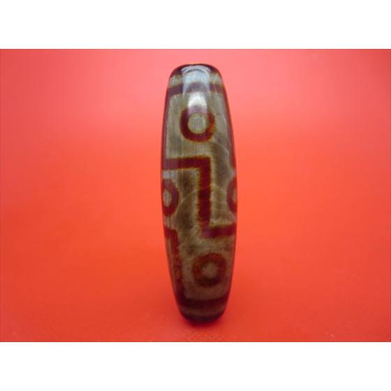 ☆天然石☆ 蔵伝 チベット 鳳眉九眼天珠 古美術品 收藏品 稀少品 美品