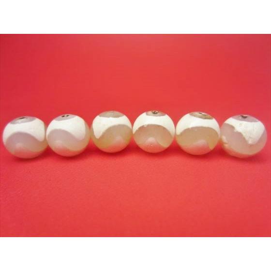 チベット天珠 虎牙天珠 白 Φ10.2±0.2mm : 天然石のお店Sun flower