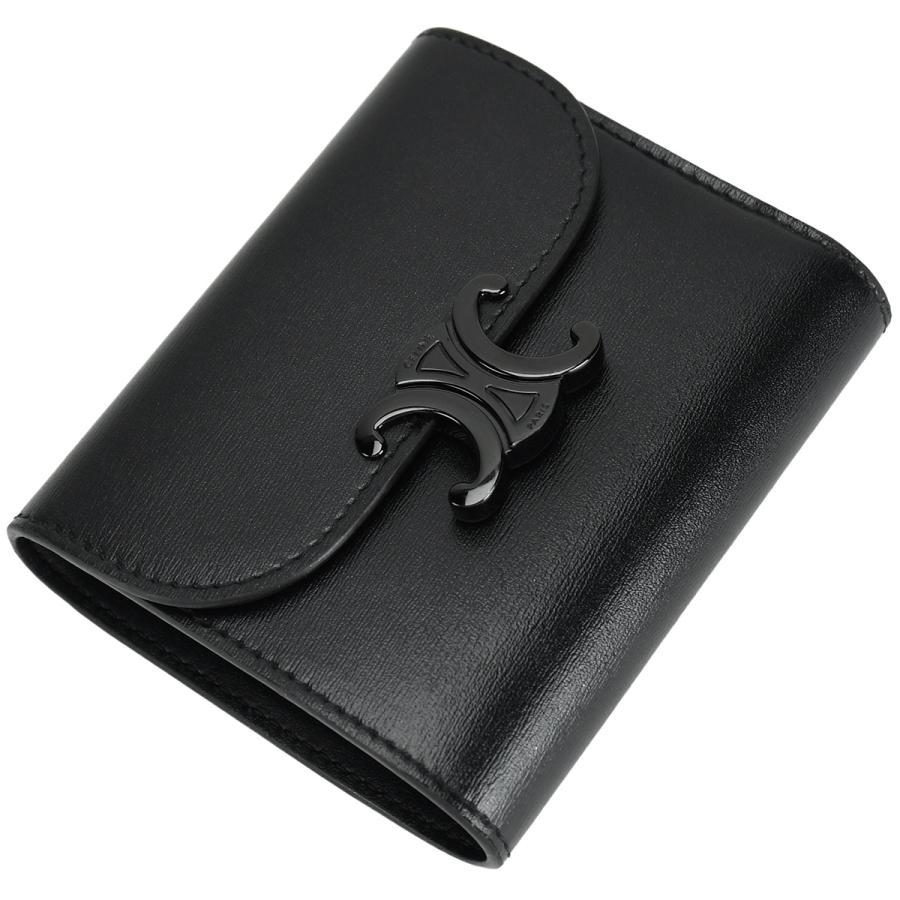 CELINE ブラック 三つ折り財布 セリーヌ CELINE CELINE 二つ折り財布