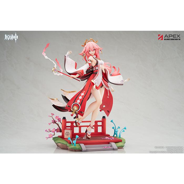 原神 八重神子・浮世笑百姿Ver. 1/7スケール PVC&ABS製 塗装済み完成品