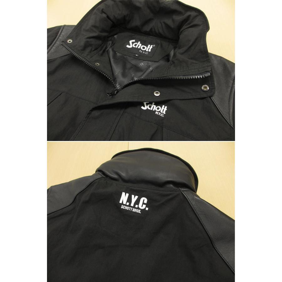 Schott N.Y.C（ショット） Schott レザー コンビ ジャケット