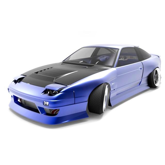 ホビーラジコン ReveD 180SX DB-180SXW【NISSAN 180SX WISTERIA