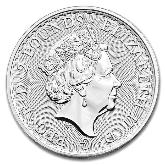 純銀 コイン ブリタニア銀貨 1オンス 2025年製 イギリス王立造幣局 2