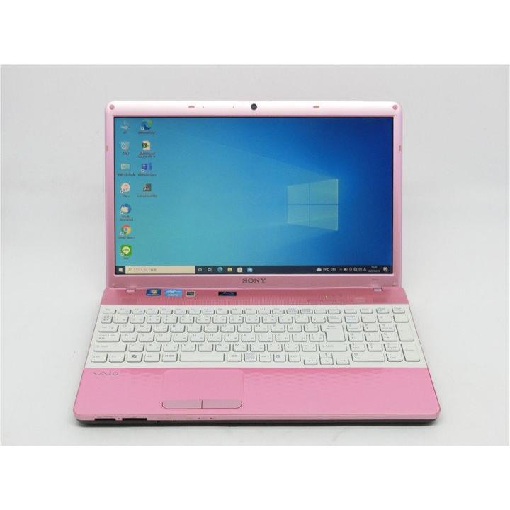連絡中】 ☆SSD搭載で快適☆ SONY VAIO ピンク 15インチ Wi-Fi Windows10
