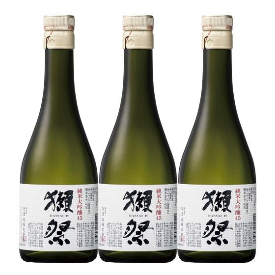 獺祭 ギフト プレゼント 日本酒 純米大吟醸45 300ml 3本 ボックス入り