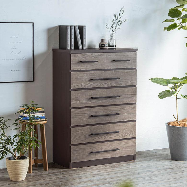 チェスト ハイチェスト 幅80cm 完成品 日本製 木製 木目調