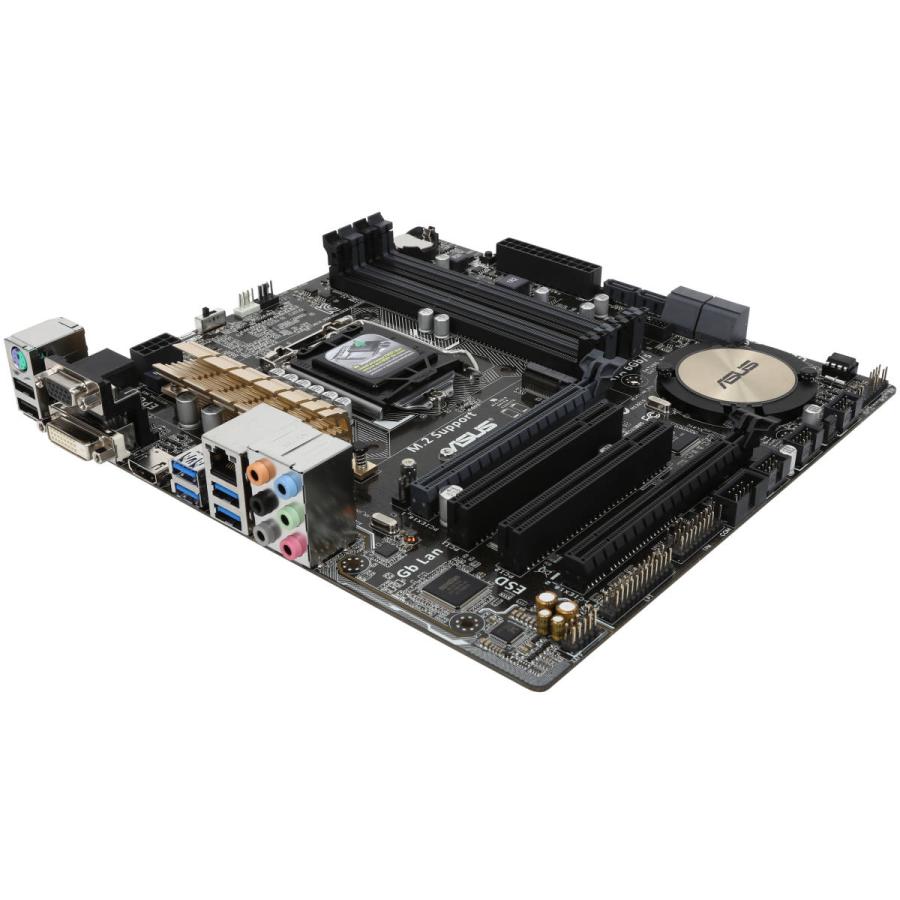 ASUS Z97M-PLUS LGA 1150 Intel Z97 HDMI SATA 6Gb/s USB 3.0 Micro