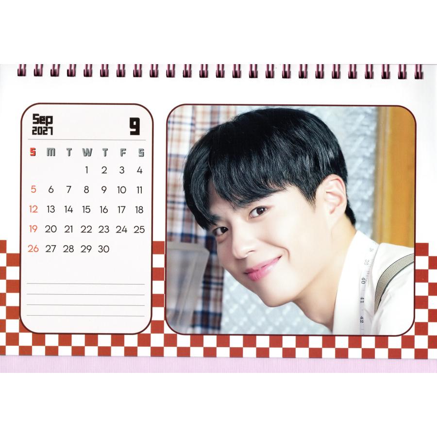 パクボゴム グッズ 卓上 カレンダー (写真集) 2026~2027年(2年分) +