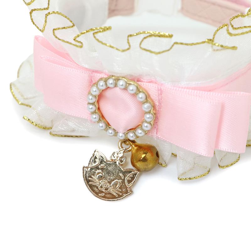 Disney（ディズニー） 猫 首輪 マリーちゃん フリル ｜ チョーカー