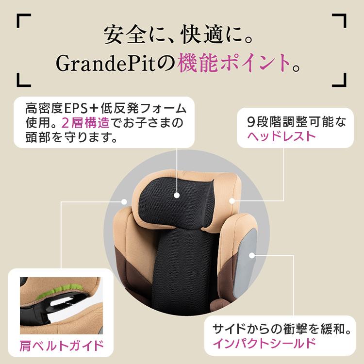 チャイルドシート ISOFIX ジュニアシート グランデピット Grande Pit