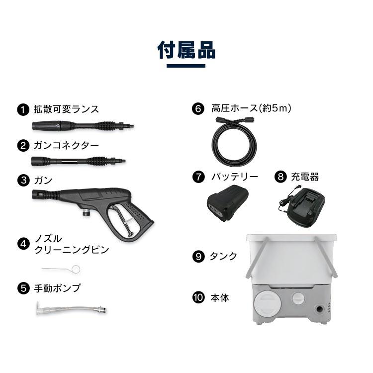 IRIS OHYAMA（アイリスオーヤマ） 高圧洗浄機 コードレス 充電式