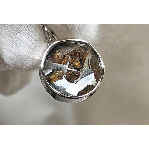 パラサイト 隕石 セイムチャン隕石 ペンダントトップ メテオライト