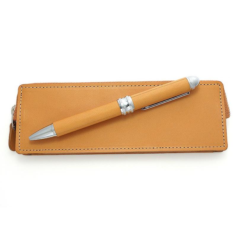 プラチナ万年筆 【PLATINUM/プラチナ】限定品 本革巻 ダブルアクション