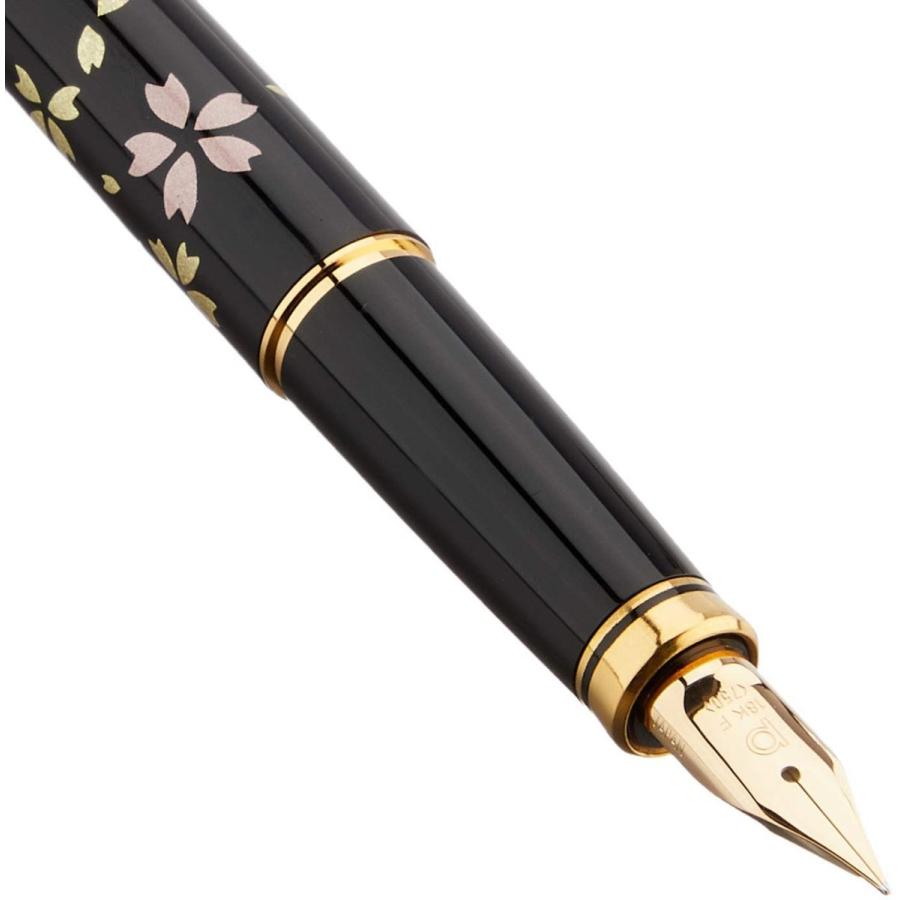 在庫品】プラチナ万年筆 万年筆 美巧 近代蒔絵 桜吹雪 中字 PTL-20000H