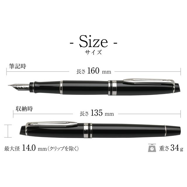 WATERMAN（ウォーターマン） 万年筆 名入れ 18K 18金 エキスパート