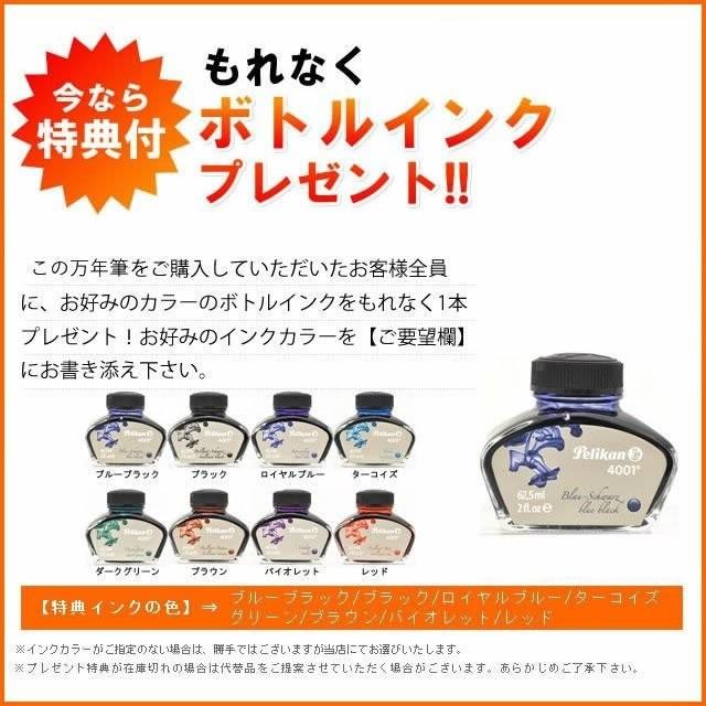 Pelikan（ペリカン） 万年筆 名入れ スーベレーン M400 14金 ボトル