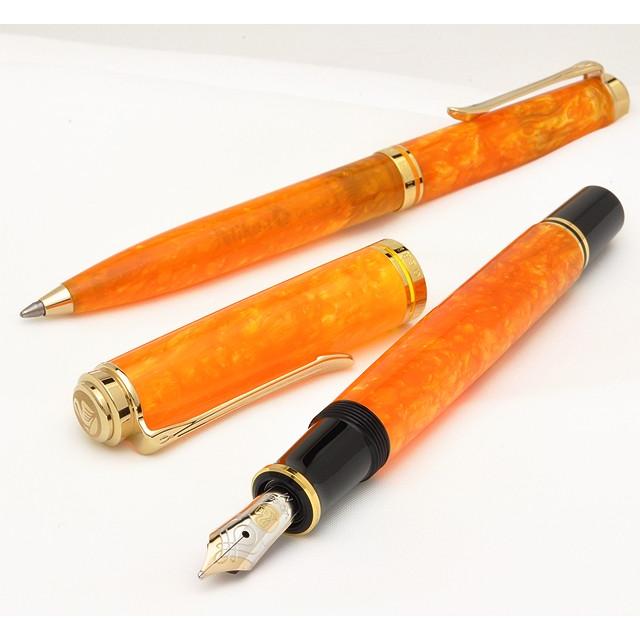 Pelikan（ペリカン） 万年筆 スーベレーン ヴァイブラントオレンジ