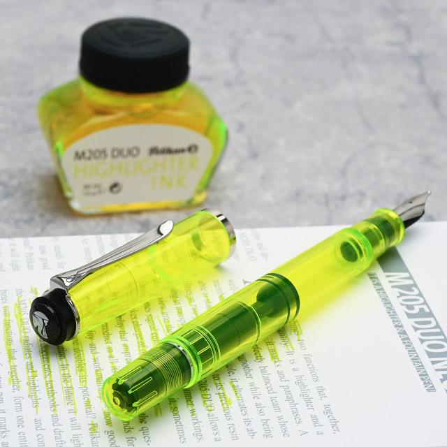 Pelikan（ペリカン） 万年筆 M205 DUO ネオン BB 極太字 ハイライター