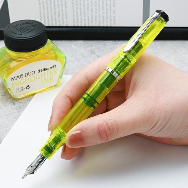 Pelikan（ペリカン） 万年筆 M205 DUO ネオン BB 極太字 ハイライター