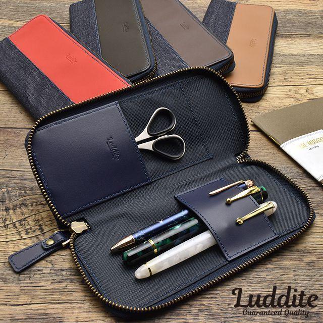 LUDDITE/ラダイト】ラウンドジップペンケースエッセンシャル MAYA