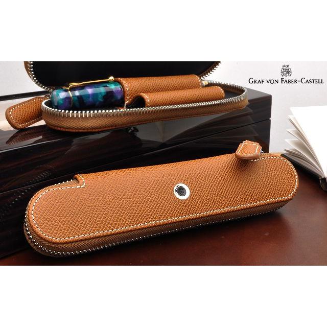 ファーバーカステル ペンケース 筆箱 グレインレザー ペンケース 1本用