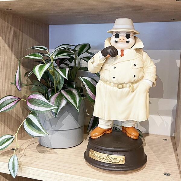 スタジオジブリ 紅の豚 ポルコロッソ 磁器オルゴール トレンチコート