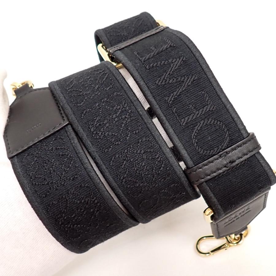 超美品】LOEWE アウトレット アナグラムロゴ ショルダーストラップ 美