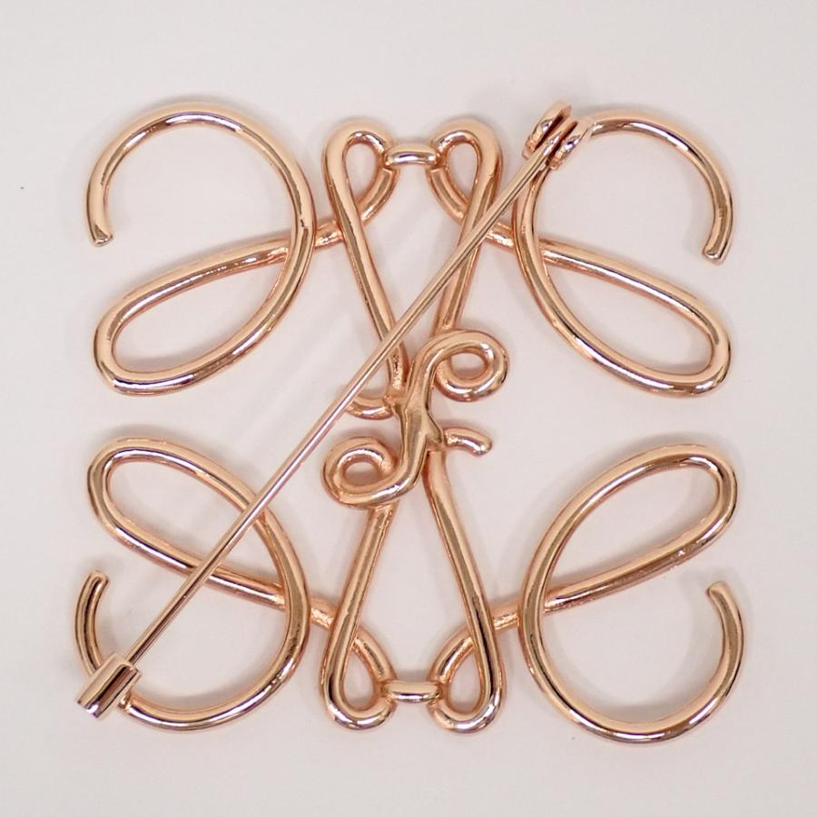 LOEWE（ロエベ） アナグラム ピン ブローチ ROSE GOLD／ピンクゴールド