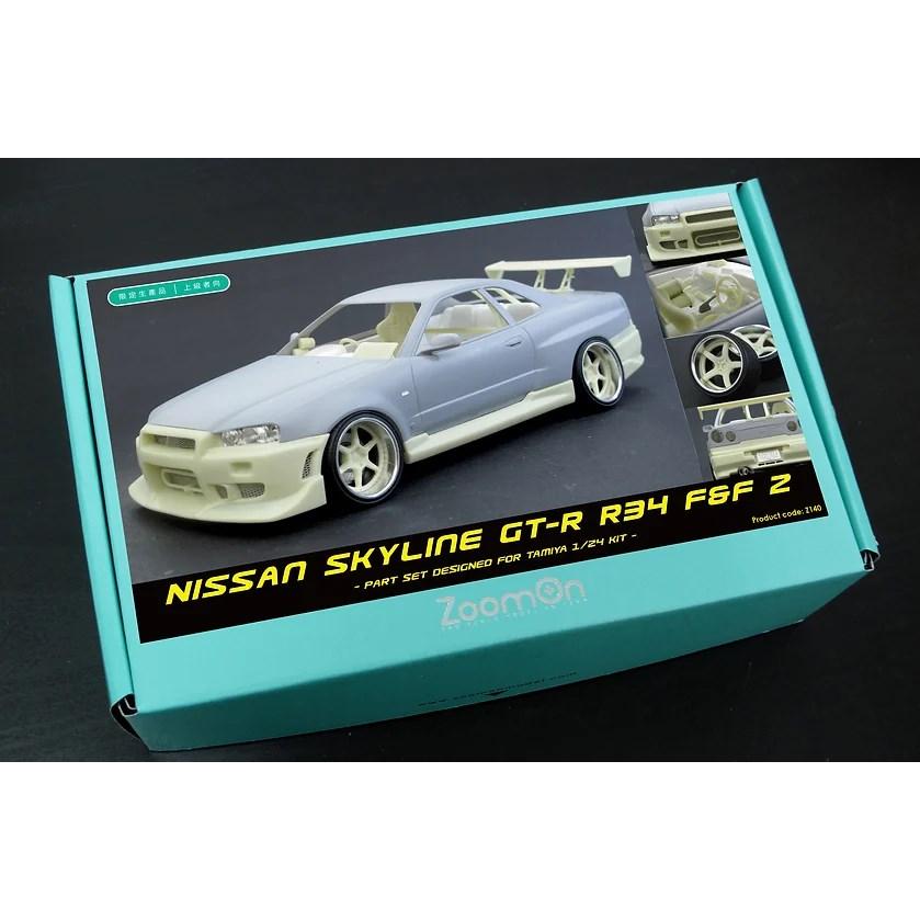 ZoomOn Z140 1/24 ニッサン スカイライン GT-R R34 F・F 2(タミヤ用