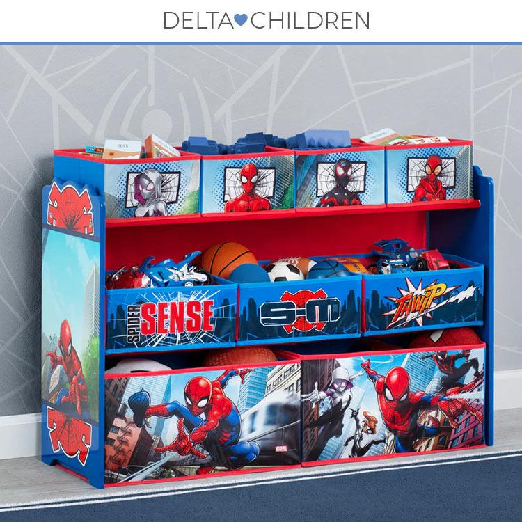 デルタ ディズニー スパイダーマン デラックス マルチ おもちゃ箱 収納