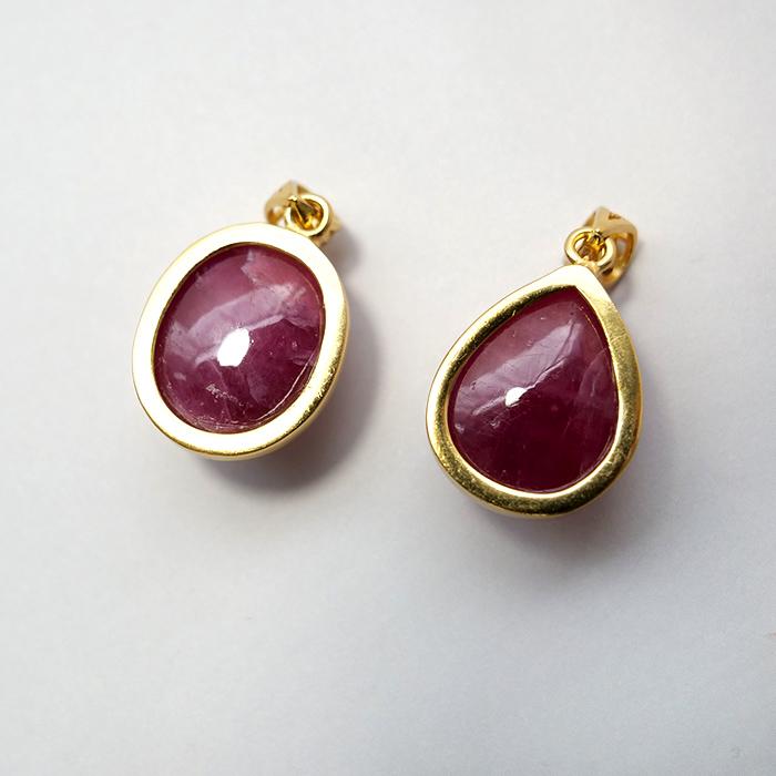 ネックレス トップ レディース ルビー ペンダントトップ SV925