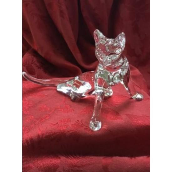 バカラ（Baccarat） 『猫 ネコ TAIL UP フィギュリン