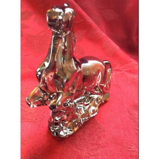 バカラ（Baccarat） 『馬 ホース 干支 シルバークリスタル フィギュ